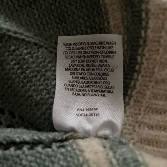 Striped Multicolor Women's cardigan Sweater size s - Picture 7 of 8